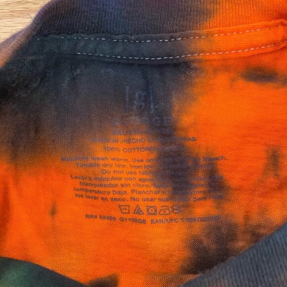 handmade tie dyed unisex tshirt candy corn halloween 3XL - Picture 5 of 6